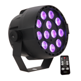 Šviesos efektas PARBAT-RGB3 LED 12 x 3W 3-IN-1 su akumuliatoriumi Ibiza Light 